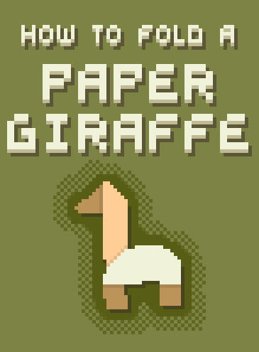 how to fold a paper giraffe